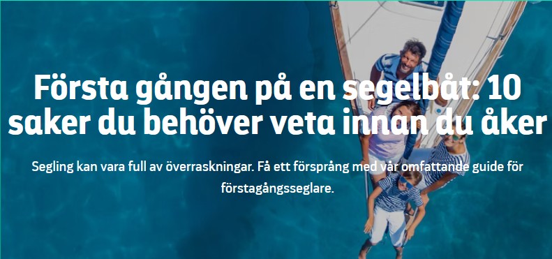 Tipps inför semesterseglingen
